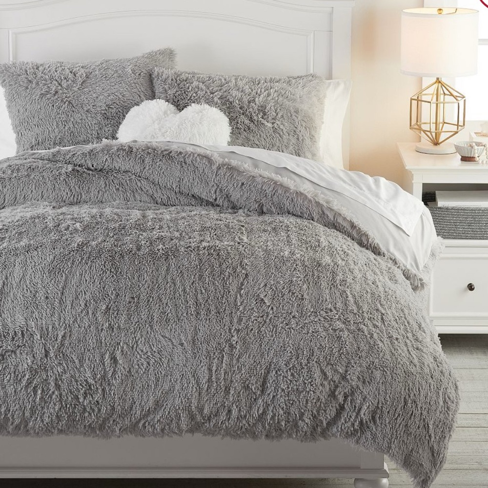 Pottery Barn Teen Recycled Super Fluffy Duvet Cover Twin